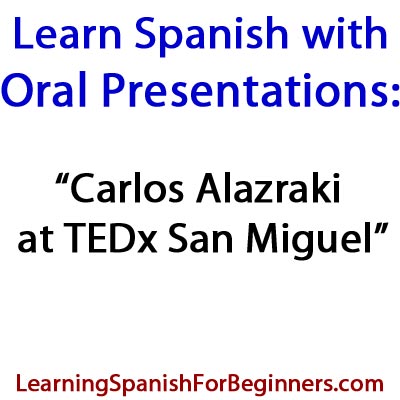 how to do a presentation in spanish